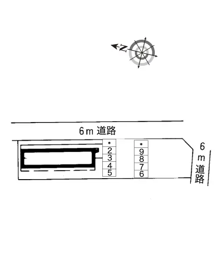 ★手数料０円★越谷市北越谷　月極駐車場（LP）